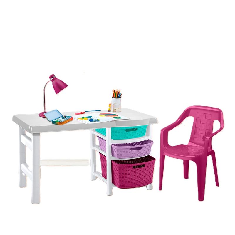 RIMAX - COMBO RIMAX (Escritorio Infantil +  Silla) - NIÑA