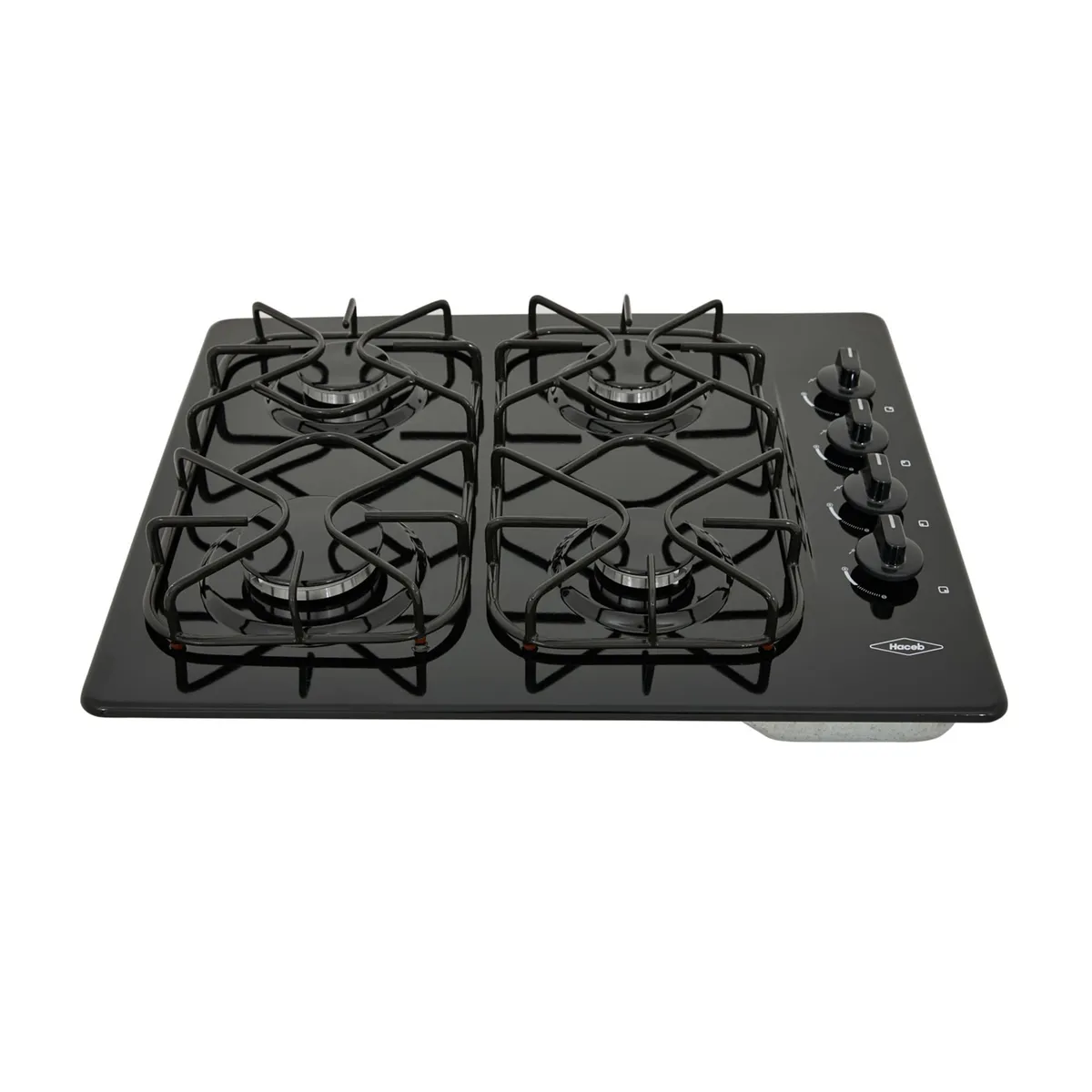 HACEB - Estufa de empotrar Esmaltada negro 60 cm gas natural Haceb