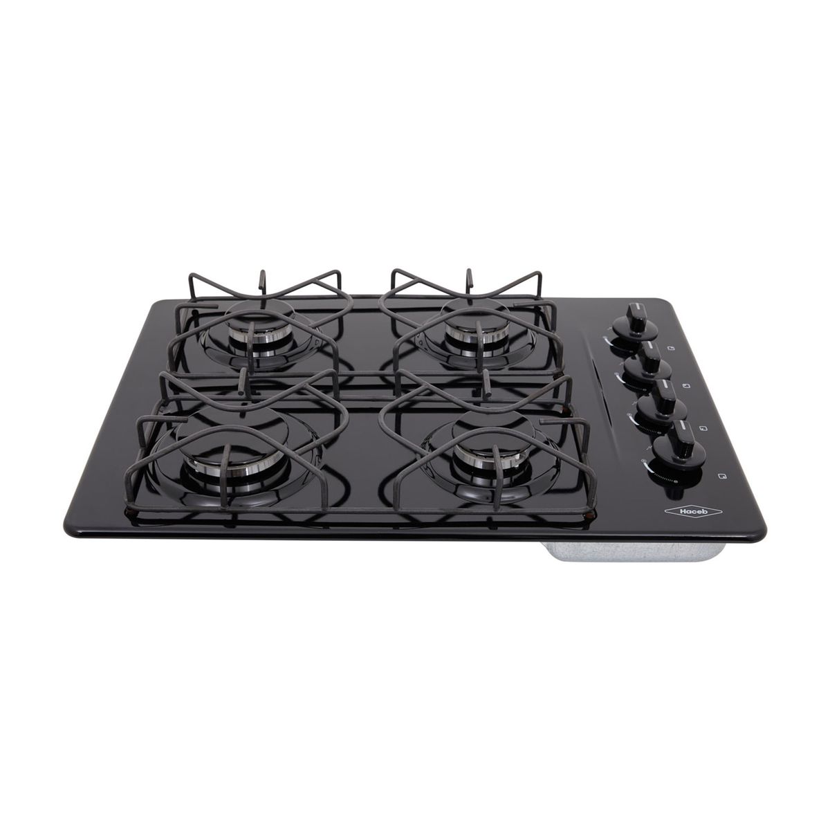 HACEB - Estufa de empotrar Esmaltada negro 60X43 cm gas natural Haceb