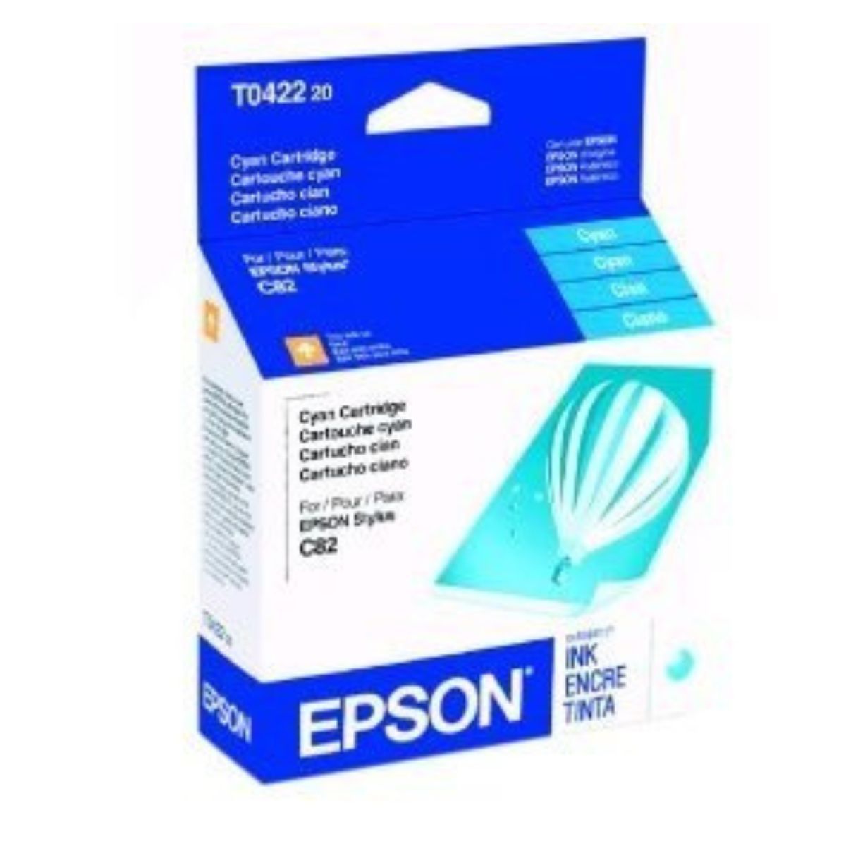 EPSON - Epson T042220 Cyan Ink Cartridge Para Epson Stylus CX5200