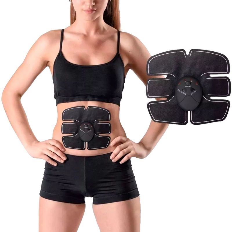 GENERICO - Parche Smart Fitness 3en1 Electro Estimulacion Abdomen Plano