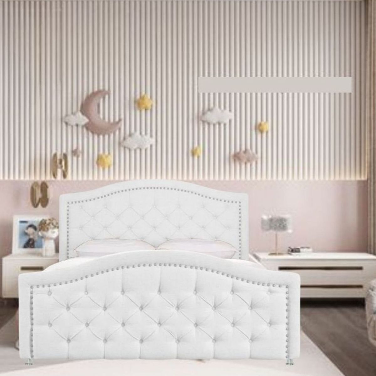 EKONOMODO COLOMBIA - Juego De Alcoba Infantil Venecia Blanco