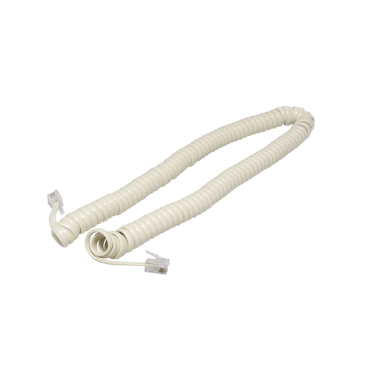 FULGORE - Cable Para Teléfono De 2.1 M Fulgore Marfil En Espiral