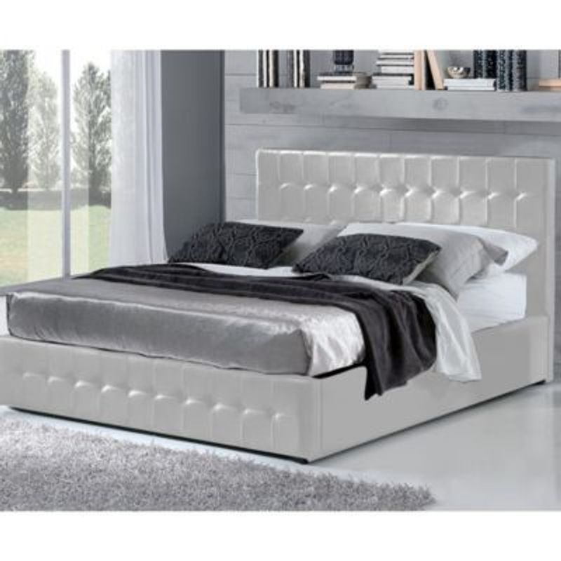 EKONOMODO COLOMBIA - Colchon Queen Pillow + Base cama + Espaldar Electrica Gris Pla 160x190