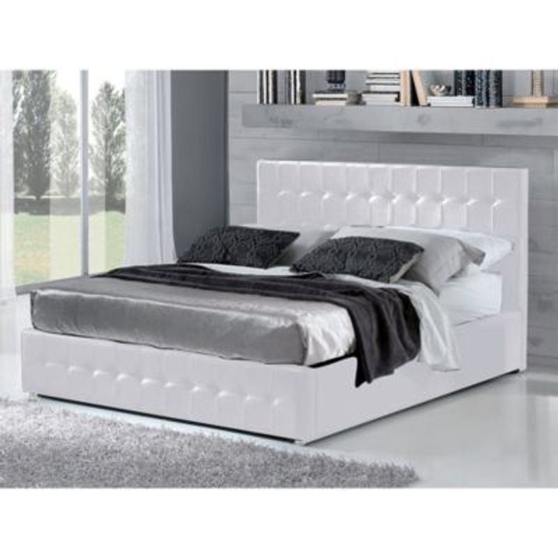 EKONOMODO COLOMBIA - Colchon Queen Pillow + Base cama + Espaldar Electrica Blanco 160x190