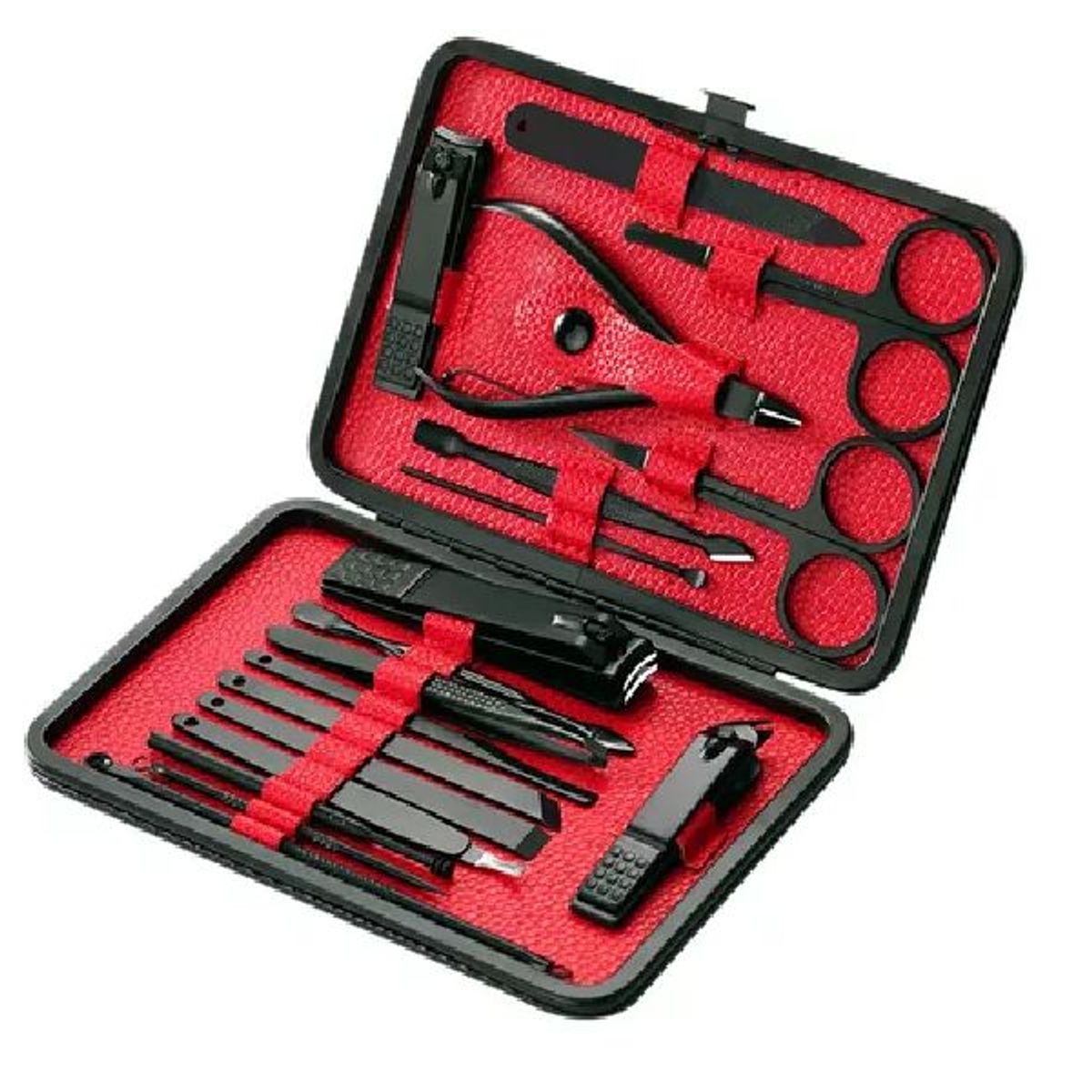 GENERICO - Kit herramientas de manicure yo pedicura Acero inoxidable