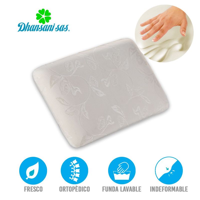 MAGIC PILLOW - Almohada ortopédica visco-smart con memoria - forma estándar.