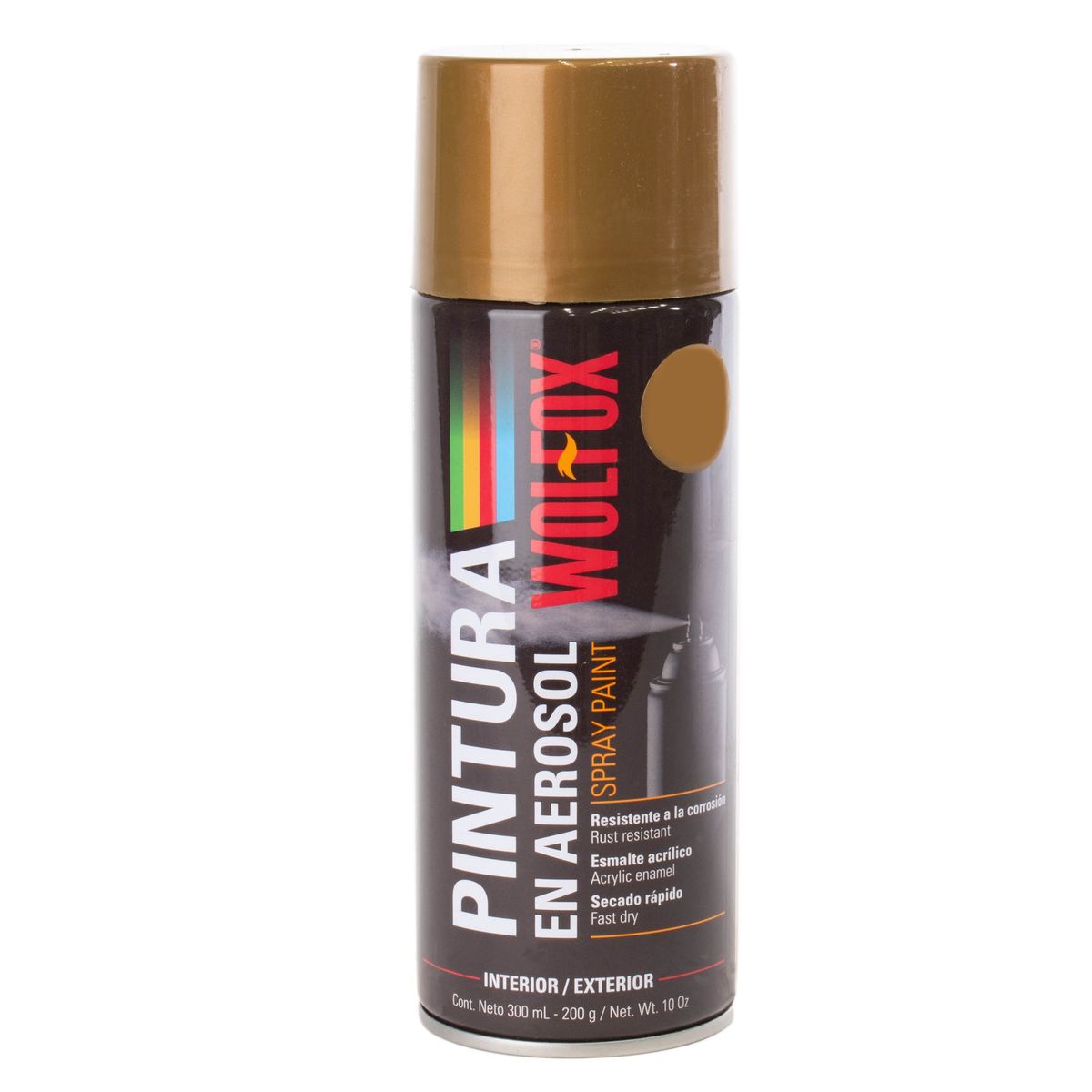 WOLFOX - Pintura Aerosol Acrílico Claro Wolfox 400 Ml Sin Plomo