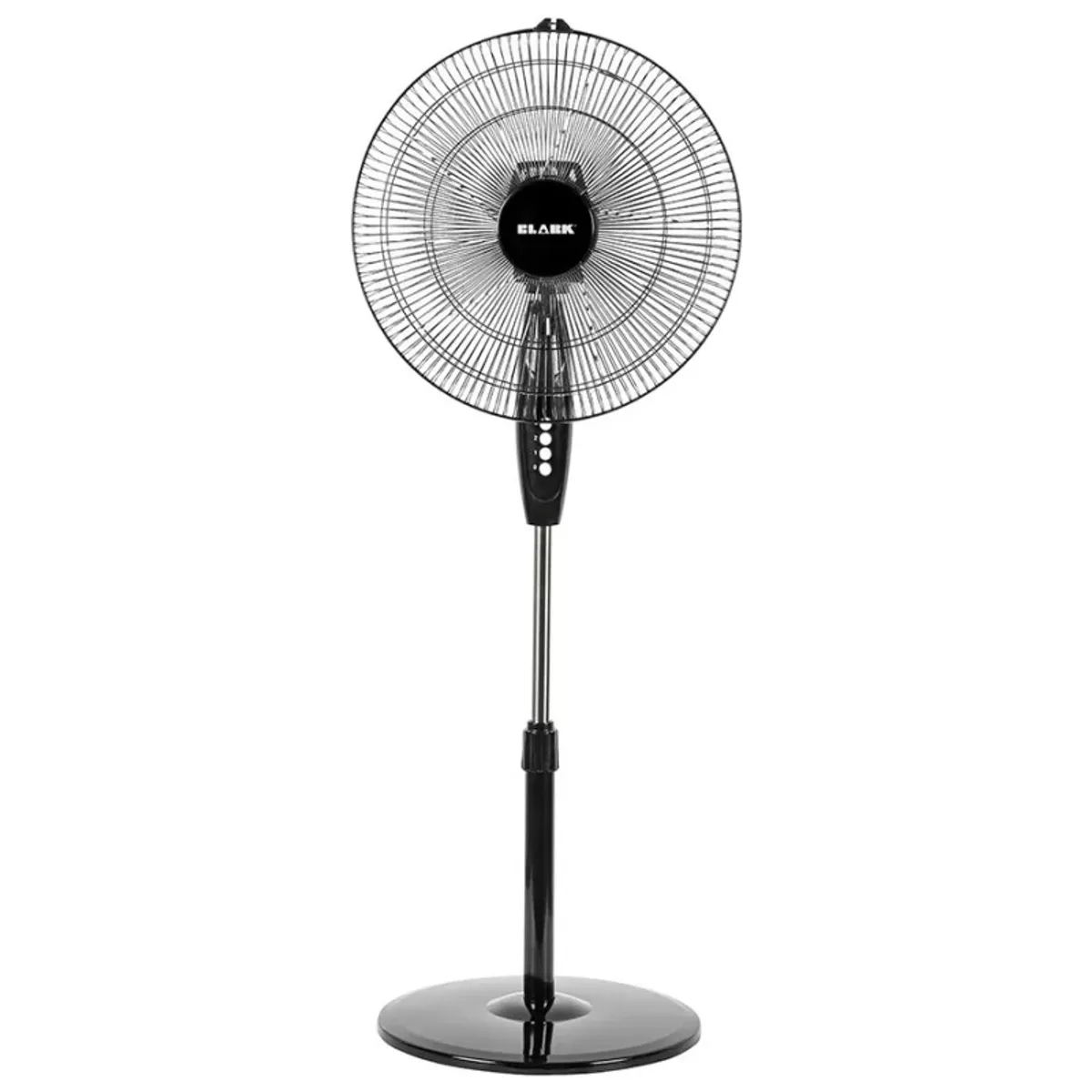 CLARK - Ventilador de Pie Silencioso 3 Velocidades con Timer Clark Negro
