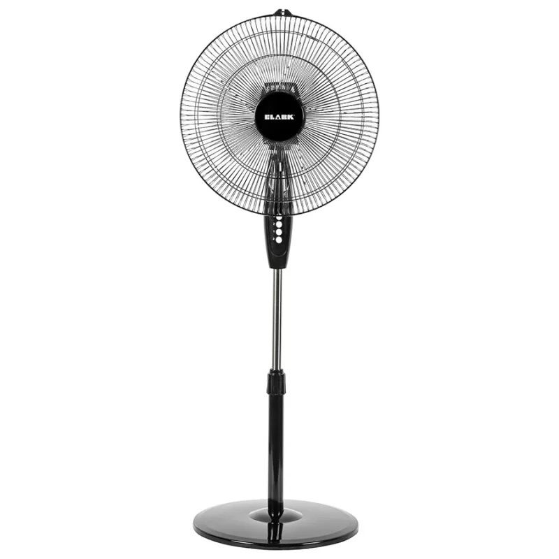 CLARK - Ventilador de Pie Silencioso 3 Velocidades con Timer Clark Negro