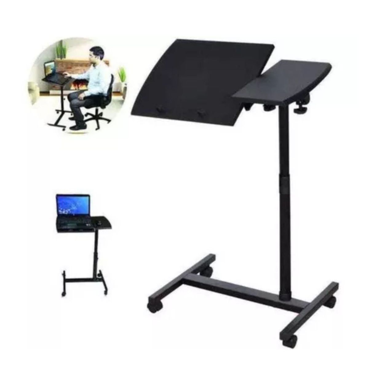 GENERICO - Mesa Laptop Para Computador Portátil O Table Con Ruedas