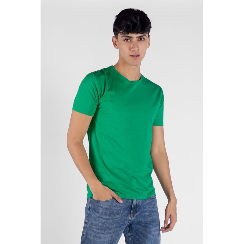 DREAMER - Camiseta Básica Verde Para Hombre_.