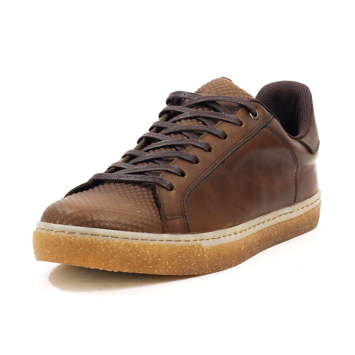 VILLABONR - Tenis Para Hombre Cuero VillabonR VT-3013 Café