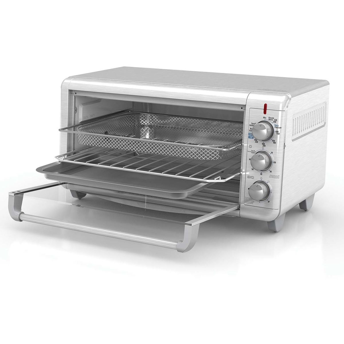 BLACK+DECKER - Horno B&D 1500 Watts Funcion Freir  6 Rebanadas - TO3265XSS-LA