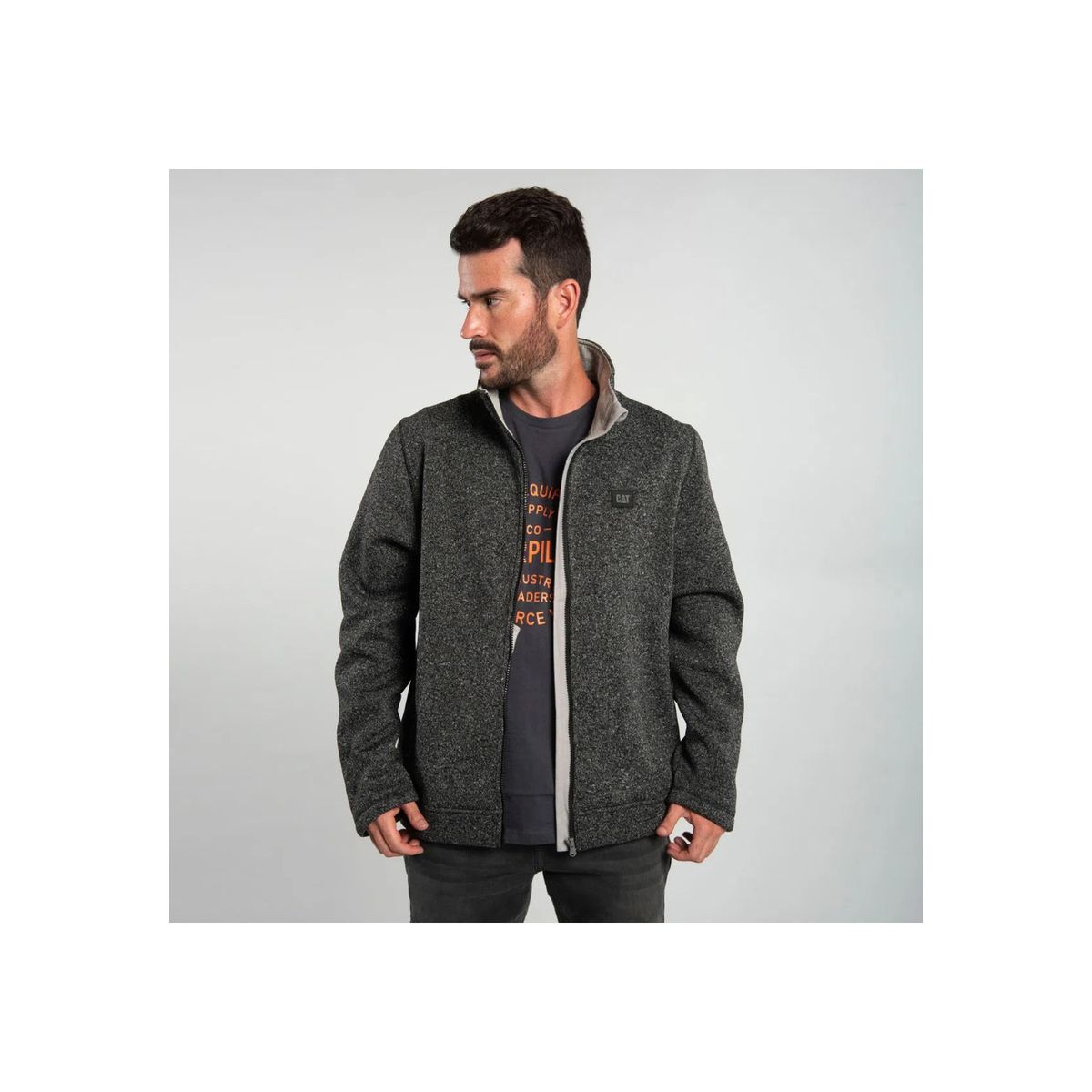 CAT - Chaqueta fleece HOMBRE FDTN CENTURY FZ FLEE 4030001-JDF CAT