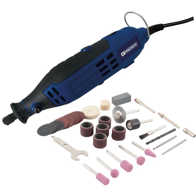 TOOLCRAFT - Mototool De 150 W Toolcraft Collet De 1/8" Y Accesorios