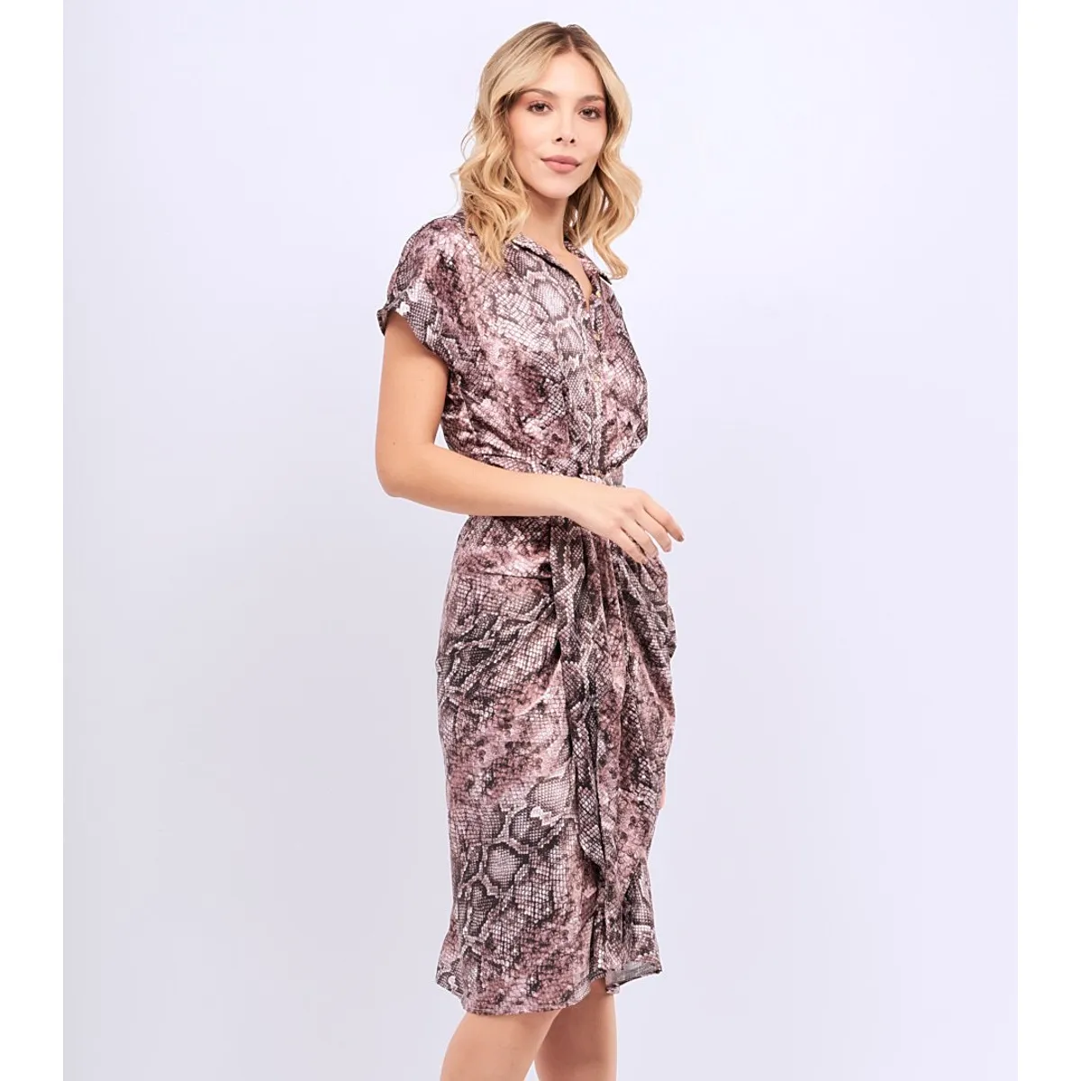 DEREK - Vestido Para Mujer Manga Corta Derek