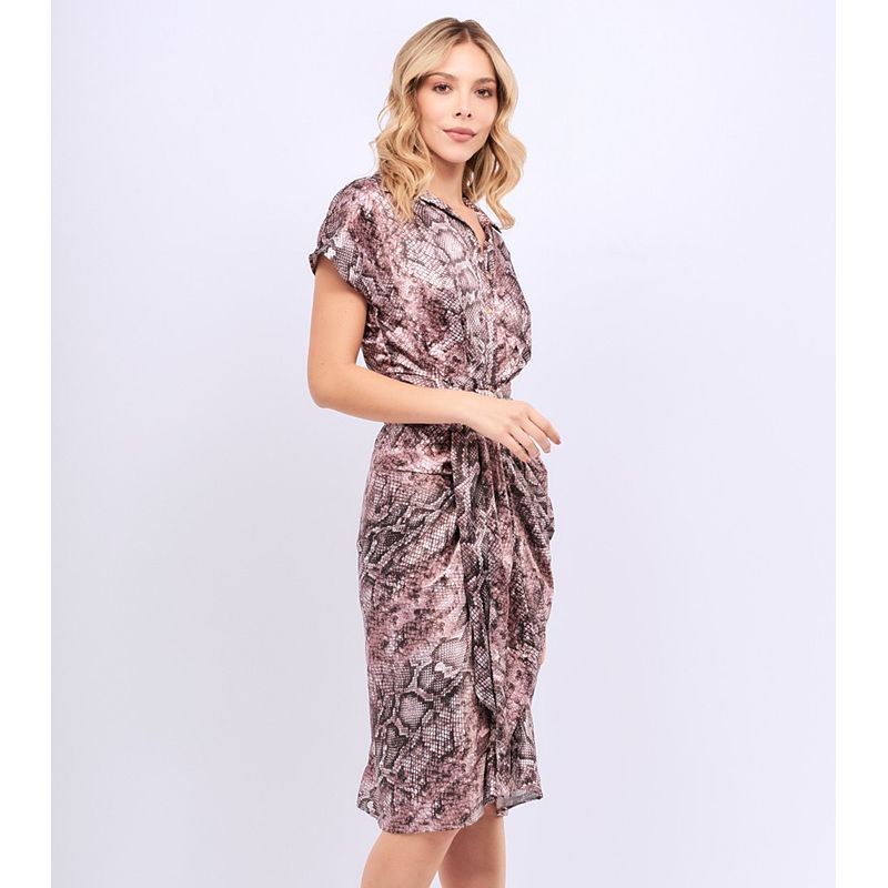 DEREK - Vestido Para Mujer Manga Corta Derek