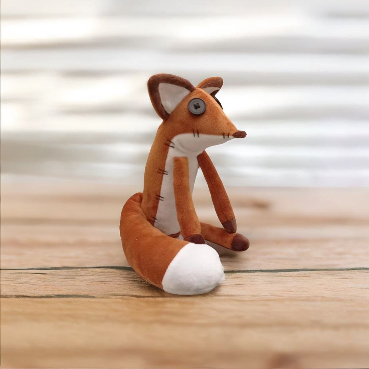 GENERICO - Peluche zorro 40 cm largo 20 cm alto