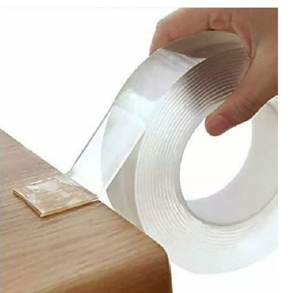 GENERICO - Cinta Adhesiva Gel Removible Lavable Reutilizable Doble Cara