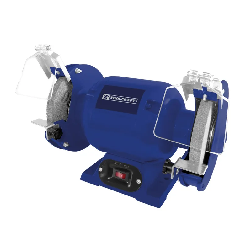 TOOLCRAFT - Esmeril De Banco 6" 200 W Toolcraft 3.550 Rpm Con Protector