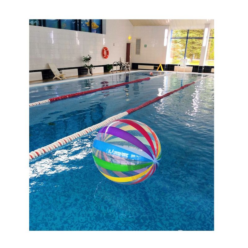 GENERICO - Pelota Inflable Intex De Piscina Jumbo De 107 Cm Rayas Playa