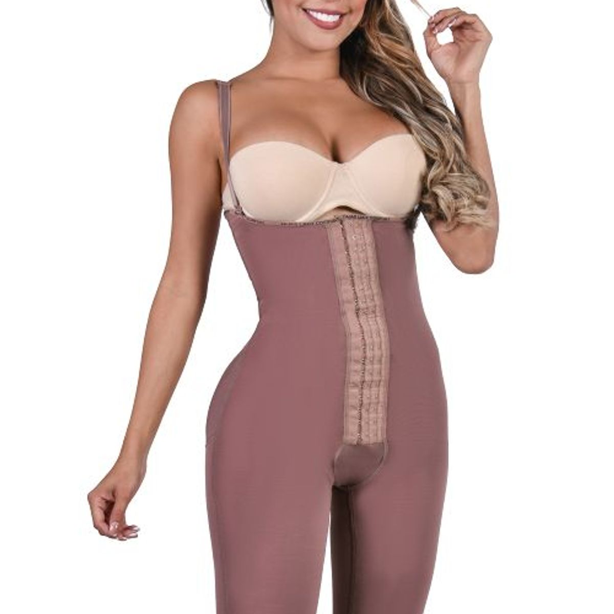 FAJAS LADY - Faja moldeadora ref. Ximena 2 cocoa / M.