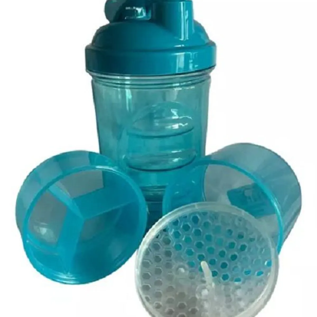 GENERICO - Shaker Caramañola  C/Mezclador 550 Ml Generico Gym