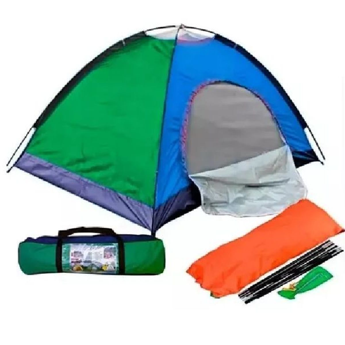 GENERICO - Carpa Camping Para 4 Personas