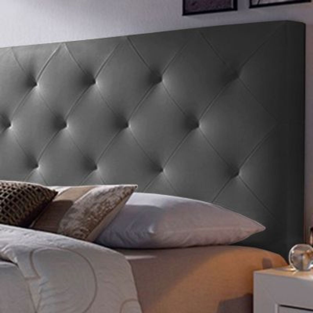 EKONOMODO COLOMBIA - Colchon Doble 1 Pillow + Base Cama + Espaldar Ilusion Gris Pla 140X190