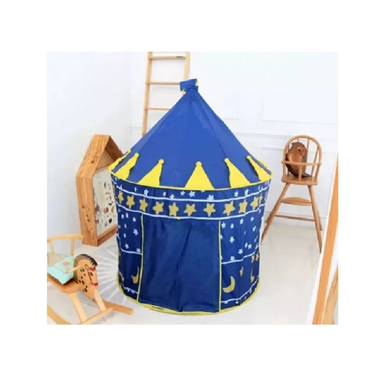 GENERICO - Carpa azul de castillo para niños