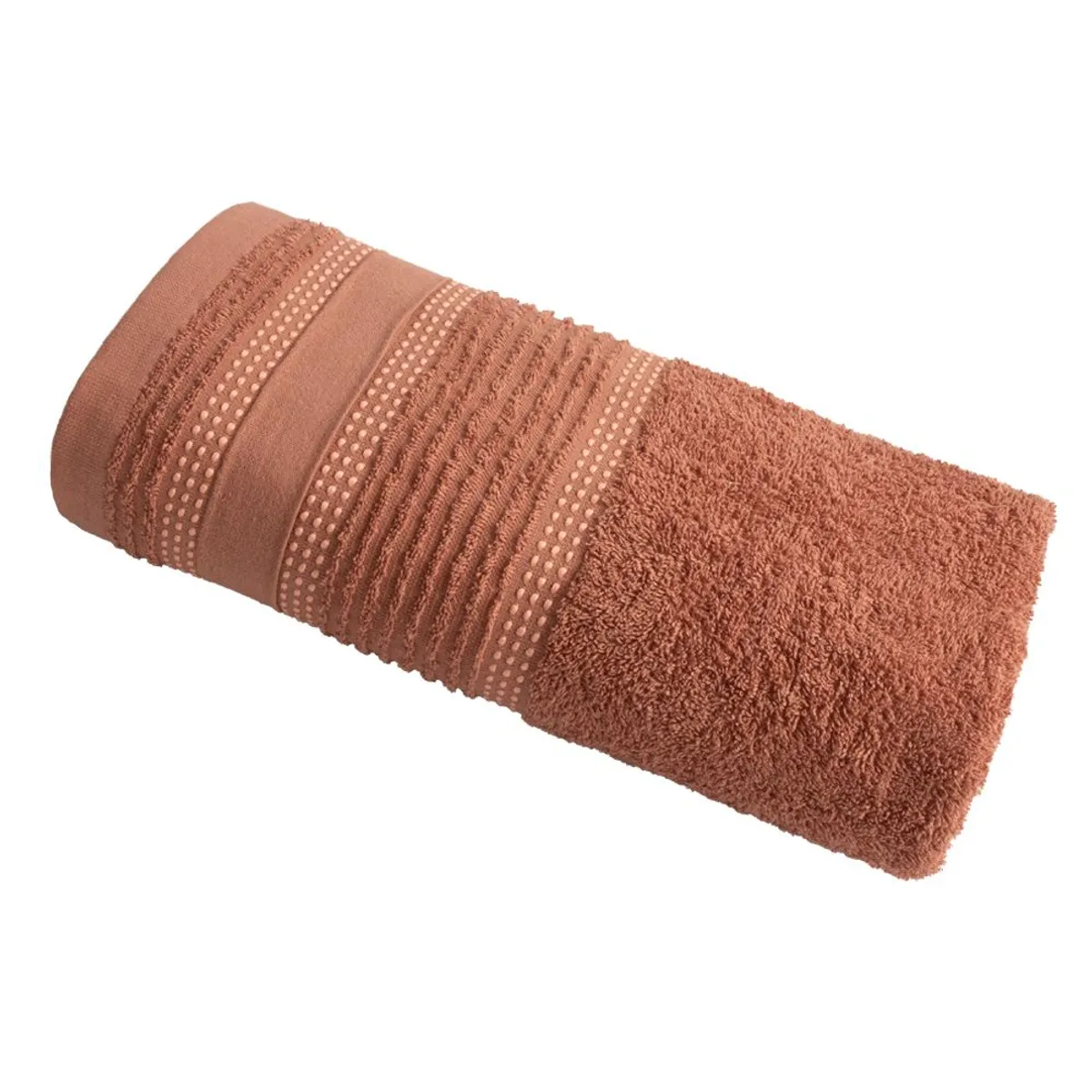 FATELARES - Toalla Orquidea Terracota Manos 40x70cm 400gr Fatelares Algodón