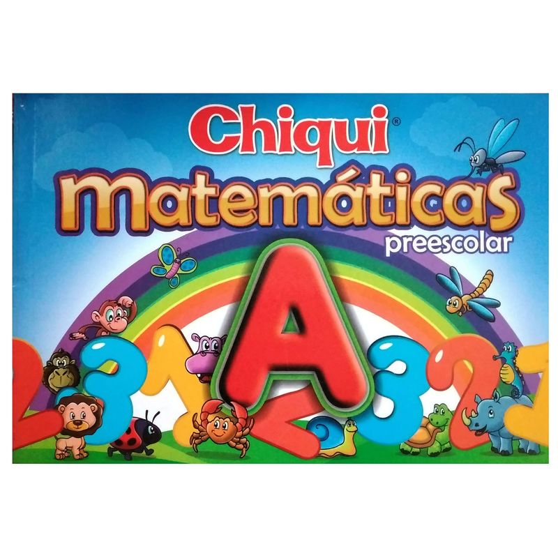 BOOKS - Cartilla Libro Chiqui Matemáticas A Pre Escolar para Niños