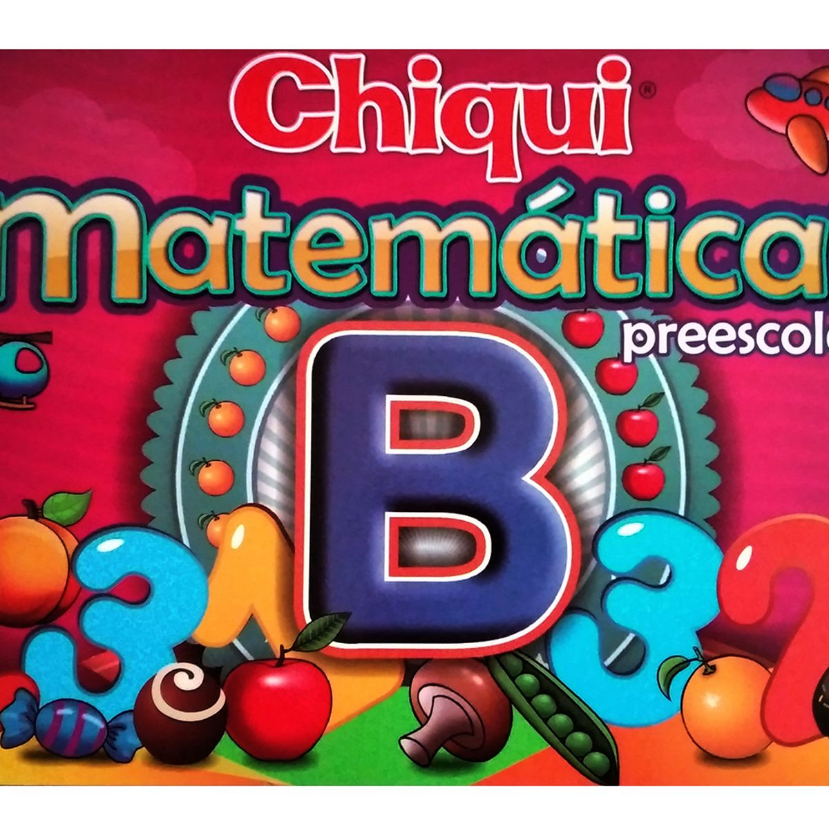 BOOKS - Cartilla Libro Chiqui Matemáticas B Pre Escolar para Niños