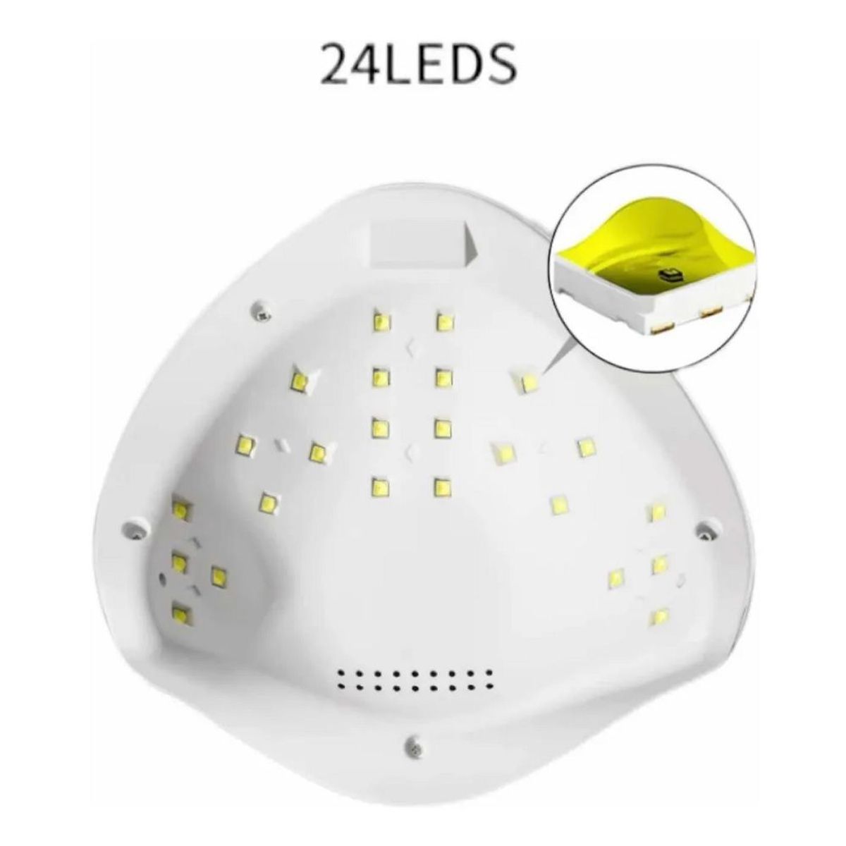 GENERICO - Lampara Para Uñas Led Uv De 48 Watt