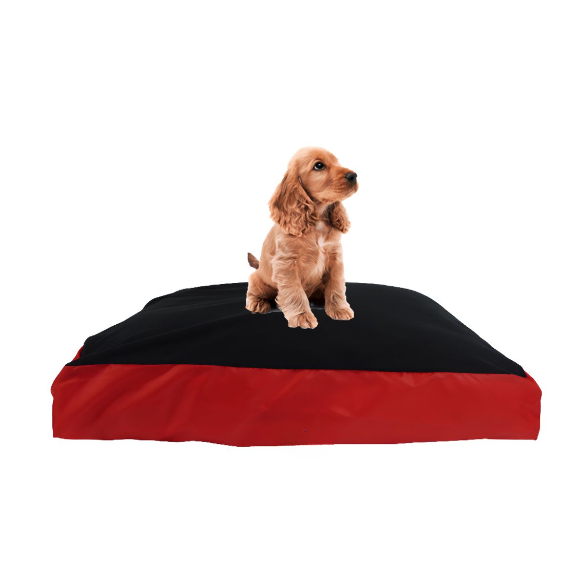 HALLY PET - Colchón lavable mediano Rojo