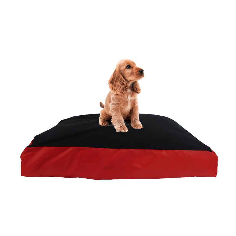 HALLY PET - Colchón lavable mediano Rojo