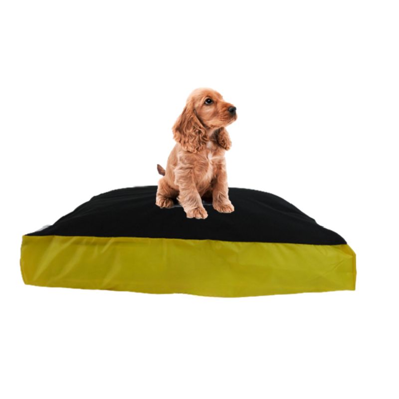HALLY PET - Colchón lavable mediano Amarillo