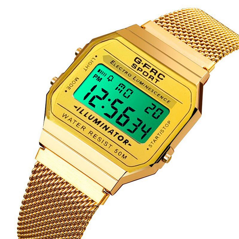 GFORCE - Reloj Dama G-force Mujer Digital Acero A19148  Estuche