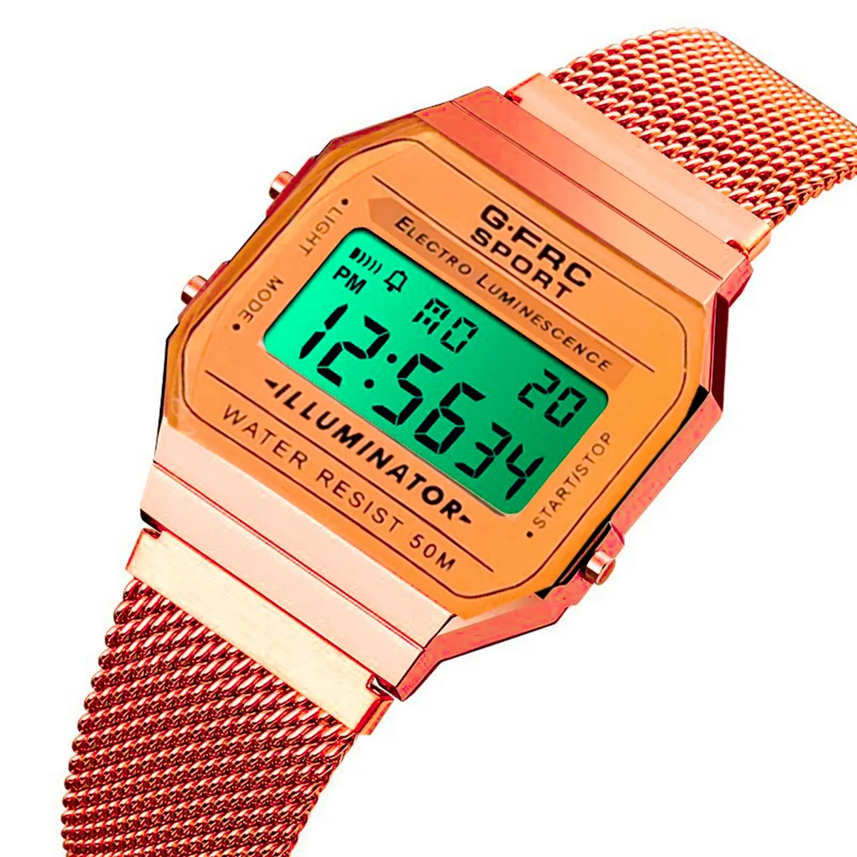 GFORCE - Reloj Dama G-force Mujer Digital Acero A19148  Estuche