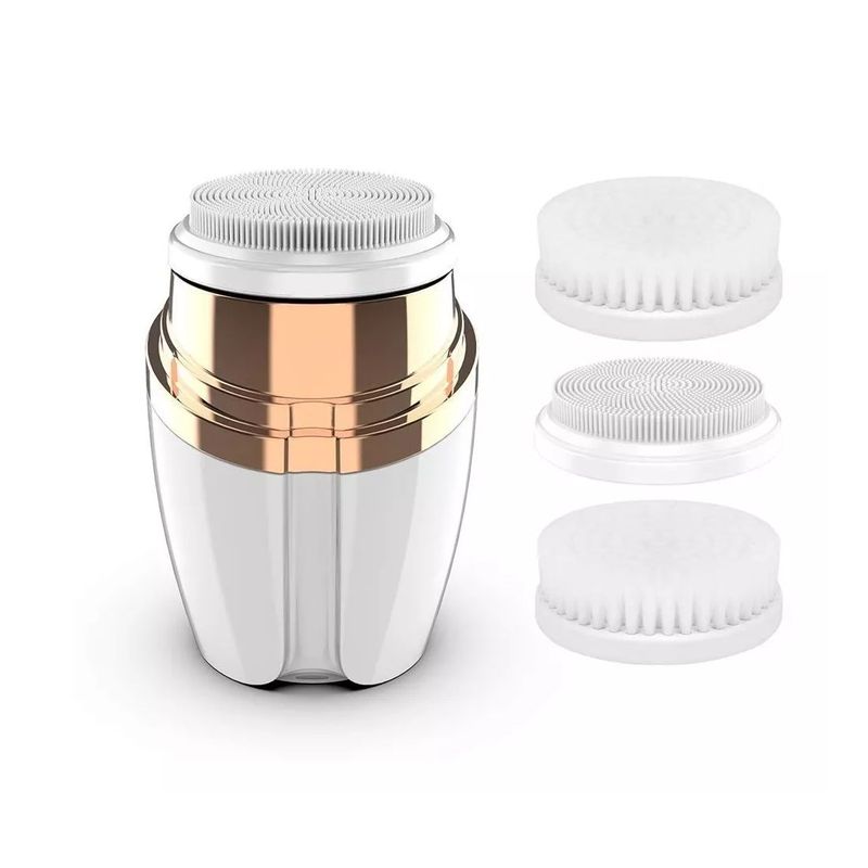 GENERICO - Cepillo de limpieza facial recargable 3 en 1 cepillo de exfoliación