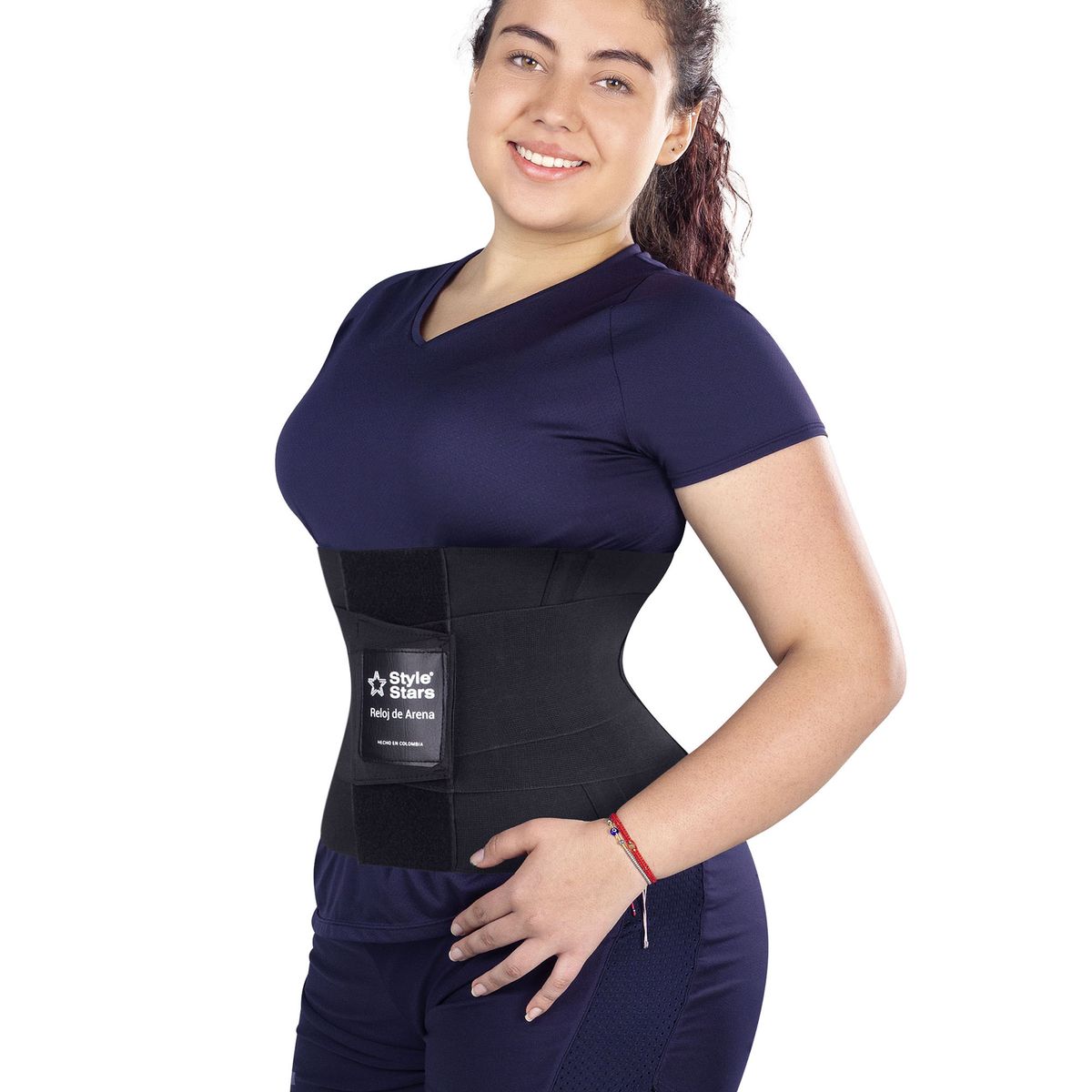 STYLE STARS - Faja moldeadora Reloj de Arena cinturilla corset Negra