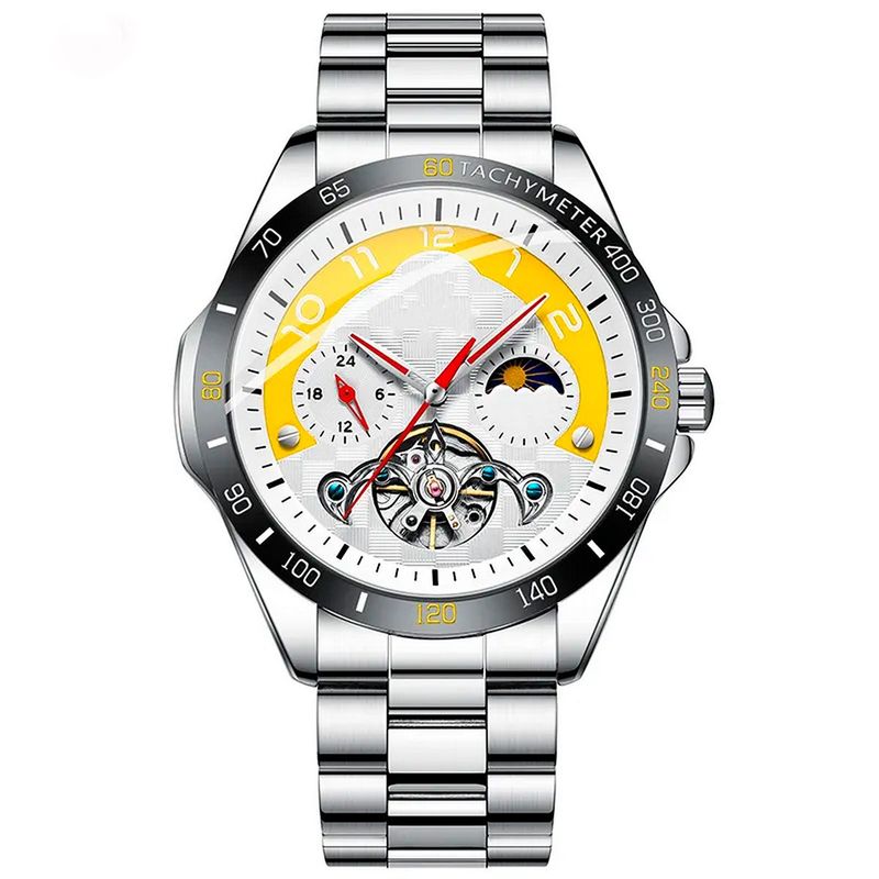 GFORCE - Reloj G-force At855b Automatico Sole Mio Acero  Estuche_.