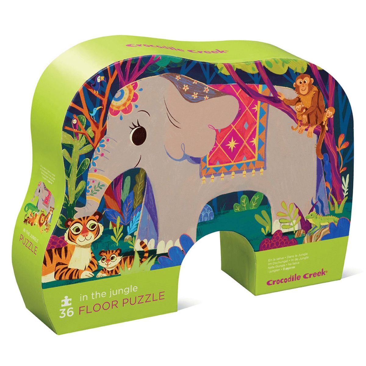 CROCODILE CREEK - Rompecabezas 36 Piezas La Jungla Para Niños Y Niñas