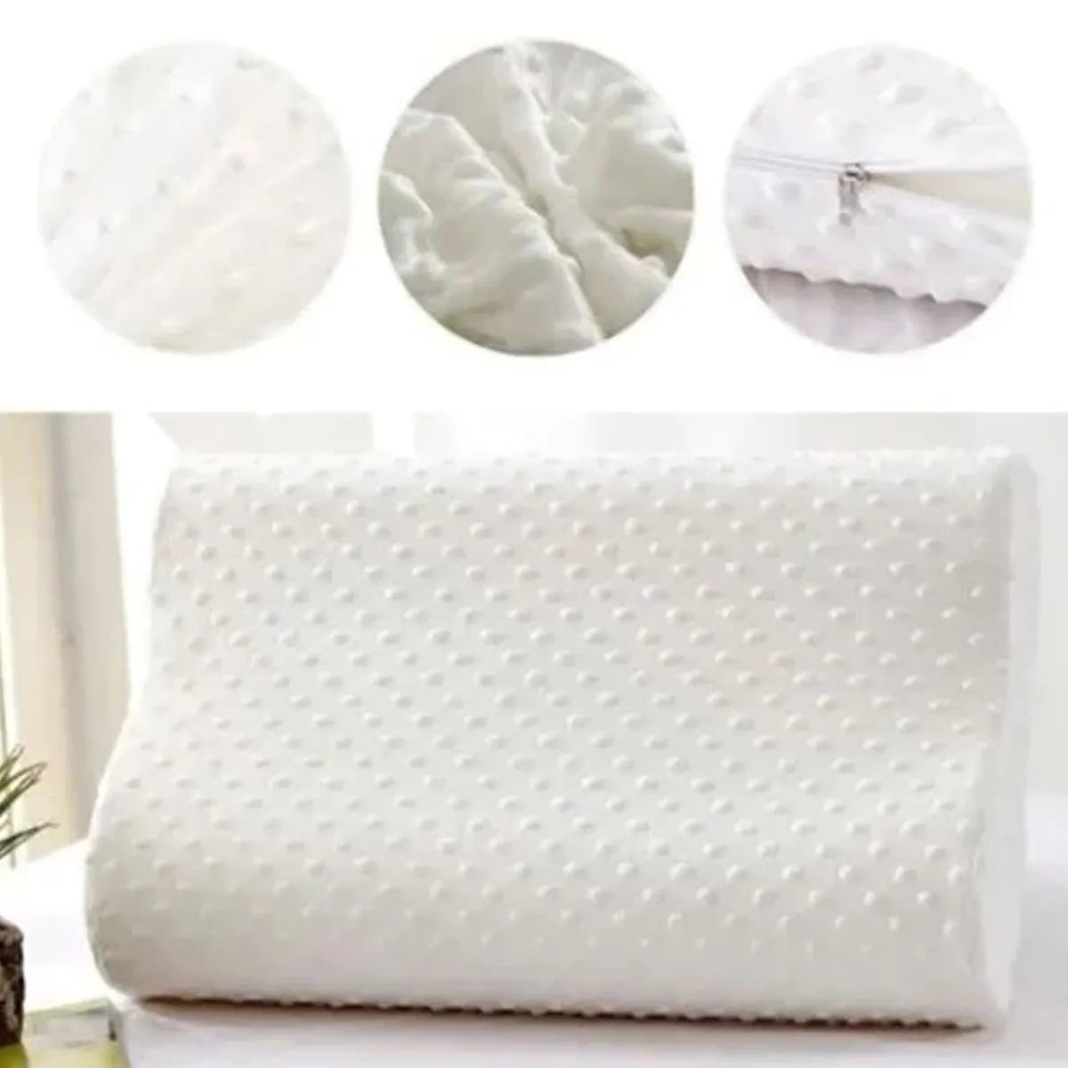 ONE PIXEL - Almohada Ortopédica Con Aloe Vera Indeformable