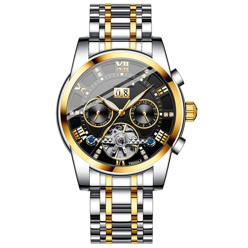GFORCE - Reloj G-force At9005af Automatico Calendario Acero  Estuche