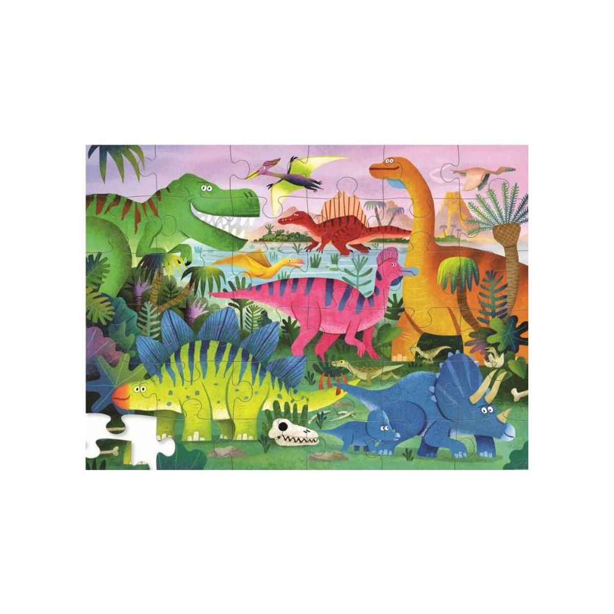 CROCODILE CREEK - Rompecabezas 36 Piezas El Mundo De Dinosaurios Niños Y Niñas