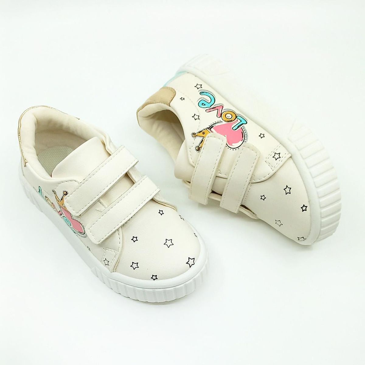 PAPOS - Tenis Casuales Milano Magic  - Zapatillas NIñas PAPOS - Crema