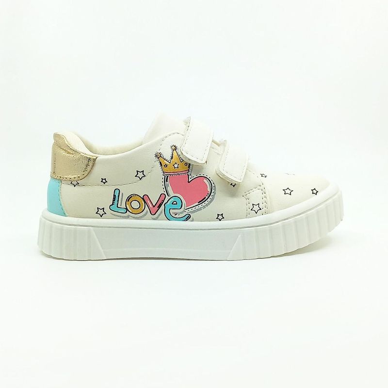 PAPOS - Tenis Casuales Milano Magic  - Zapatillas NIñas PAPOS - Crema