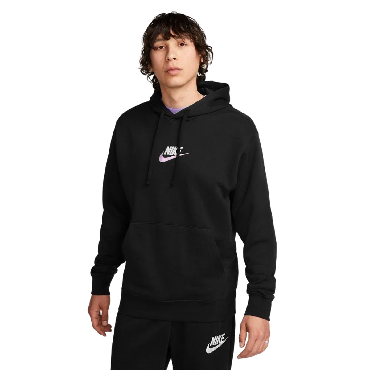 NIKE - Hoodie Nike Club Lbr Portswear-Negro